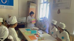 "Pediatriya" fanidan o'qituvchi F.U.Kenjayeva tomonidan ochiq amaliy dars o'tildi