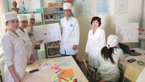 "Pediatriya" fanidan o'qituvchi F.U.Kenjayeva tomonidan ochiq amaliy dars o'tildi
